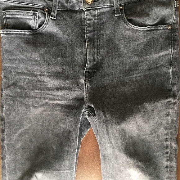 Zara Faded Black/Charcoal Skinny Jeans Jeggings - Picture 2 of 3